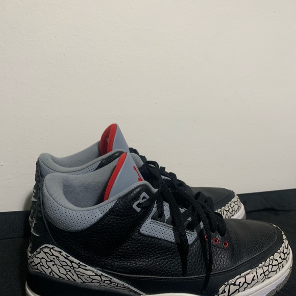 Nike Air Jordan 3 OG Black Cement 10 Repz - Picture 6 of 8